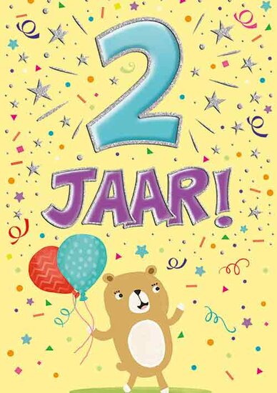 Verjaardagskaart - That Funny Age - 2 jaar B - met Envelop