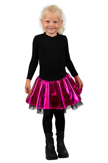 Cirkelrok Metallic Roze - Meisjes - Tule Rok