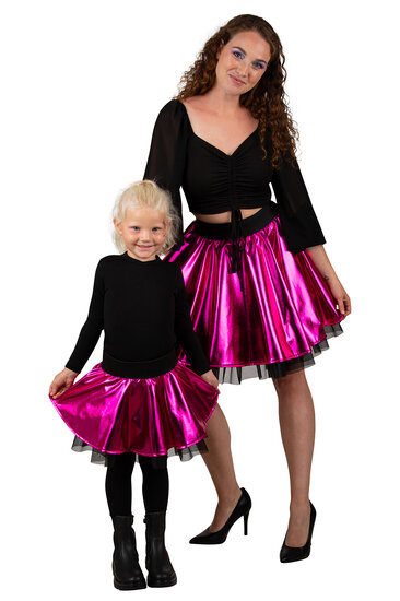 Cirkelrok Metallic Roze - Meisjes - Tule Rok