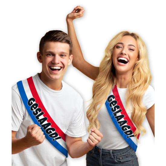 Party Sjerp  - Geslaagd - Rood-Wit-Blauw