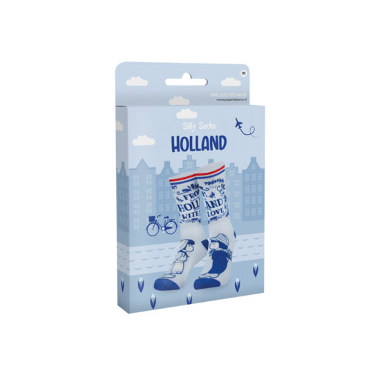 Sokken Holland - Delftsblauw -  Souvenirs - One Size