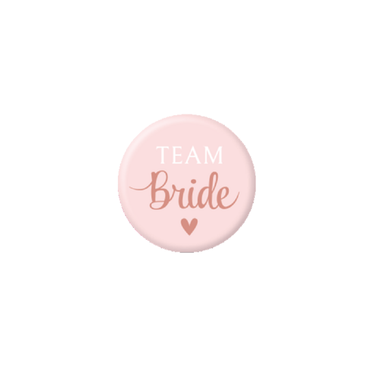 Button - Bride to be-Team bride  - 8 stuks