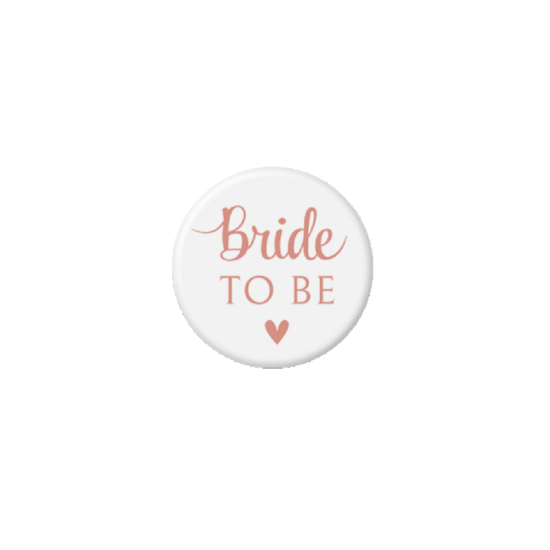 Button - Bride to be-Team bride  - 8 stuks