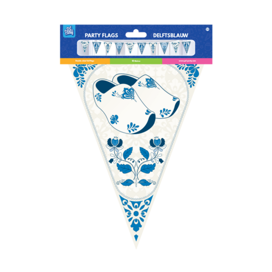 Vlaggenlijk Delftsblauw - Holland  - 10 meter