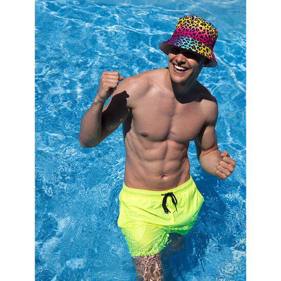 Bucket Hat - Neon Panterprint - UV- Volwassenen