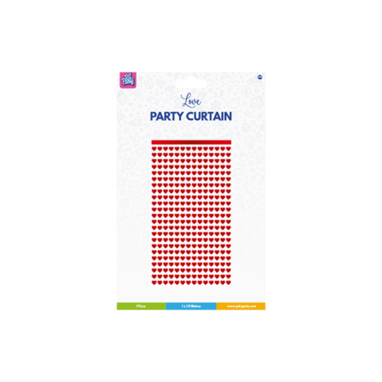 Hartjes Rood - Deurgordijn - Love - Valentijn