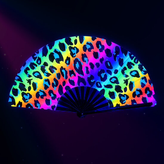 Waaier Rave Wild XL -  UV - Panter - Festival