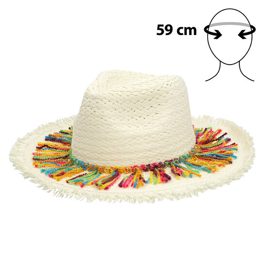 Hawaii Hoed Bohemian - Strandfeest - Volwassenen