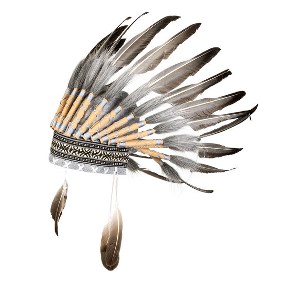Hoofdtooi Indiaan - Wijze Opperhoofd - Volwassenen