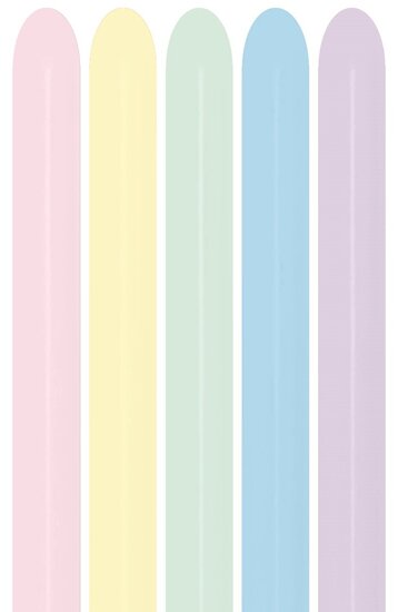 Sempertex - Modelleer Ballonnen Pastel - 100 stuks - 260S