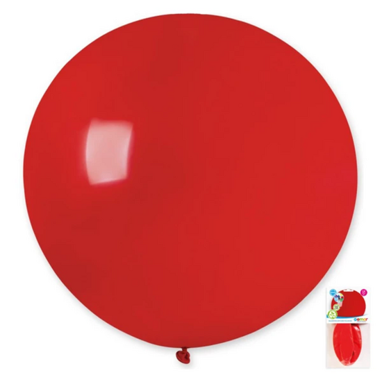 Topballon Latex - Rood - 80 cm 