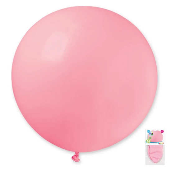 Topballon Latex - Baby Roze - 80 cm 