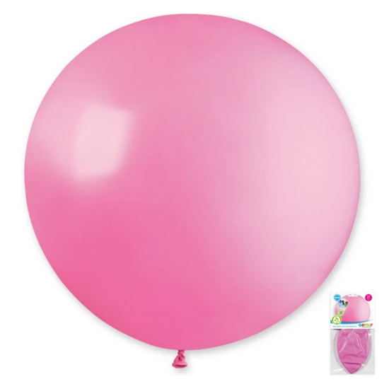 Topballon Latex - Roze - 80 cm 