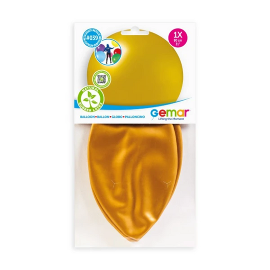 Topballon Latex - Metallic Goud - 80 cm 
