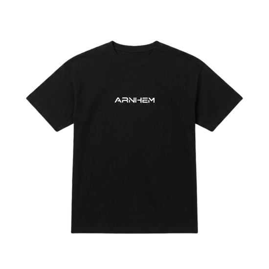 T-shirt Arnhem - Zwart - Volwassenen - Silicone Opdruk