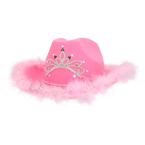 Cowboyhoed - LED - Blush Bandit - Volwassenen