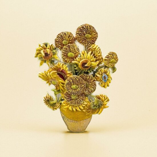 Koelkastmagneet - Magneet Holland - Zonnebloem - van Gogh