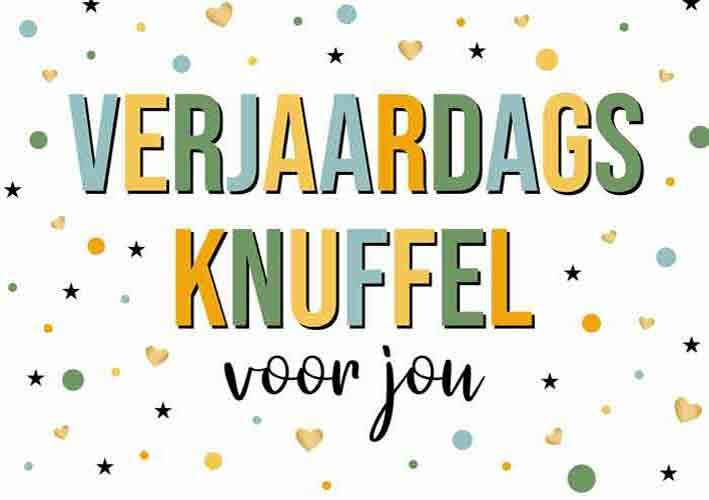 Wenskaart - Daisy - Verjaardagsknuffel Voor Jou