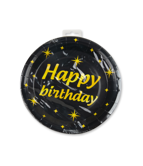 Bordjes Classy - Happy Birthday - 8 stuks