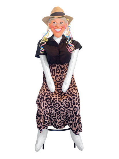 Opblaaspop Abraham /Sarah &ndash; 140 cm - 50e Verjaardag