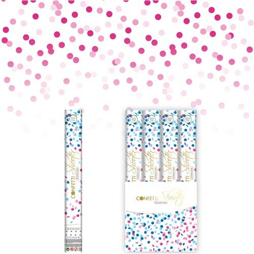 Gender Reveal - Confetti Shooter - 40 cm - Roze Confetti