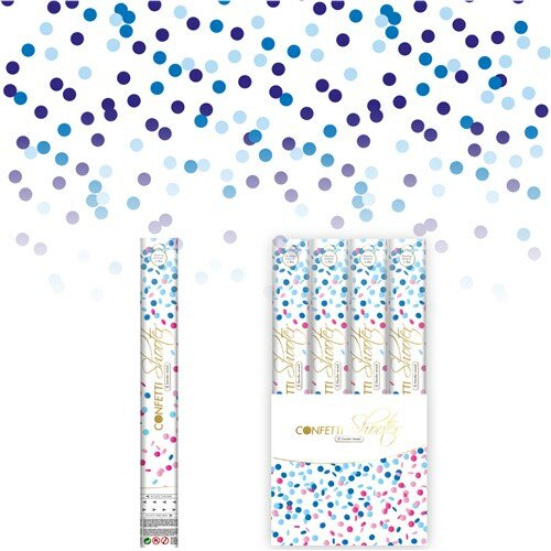 Gender Reveal - Confetti Shooter - 40 cm - Blauwe Confetti