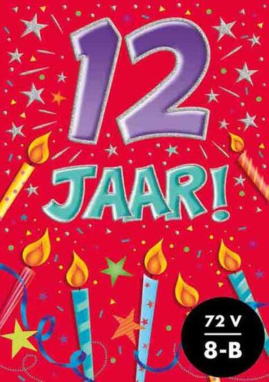 Verjaardagskaart - That funny Age - 12 jaar - met Envelop