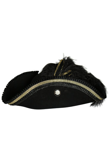 Luxe Piratenhoed - Pirate Jack met Gouden Details - Volwassenen