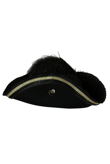 Luxe Piratenhoed - Pirate Jack met Gouden Details - Volwassenen