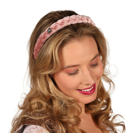 Oktoberfest Haarband Alpentraum - Roze