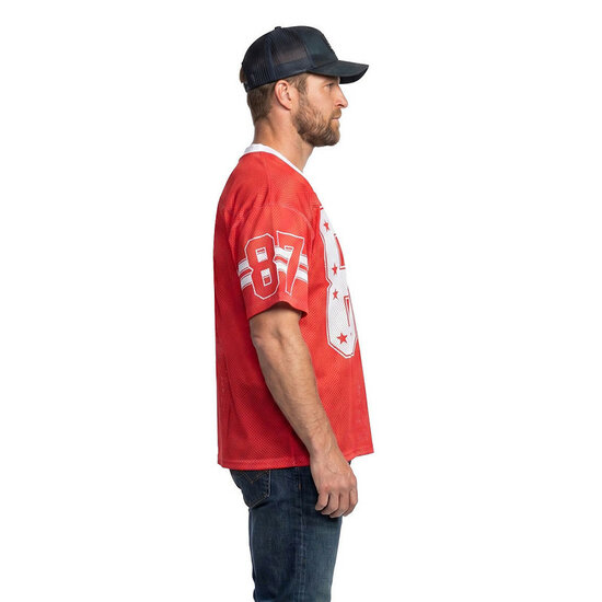 Oversized Ijshockeyshirt - Jersey - Rood - Volwassenen