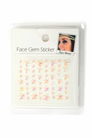 Steentjes - Face en Body Opplak Sterretjes - Parelmoer