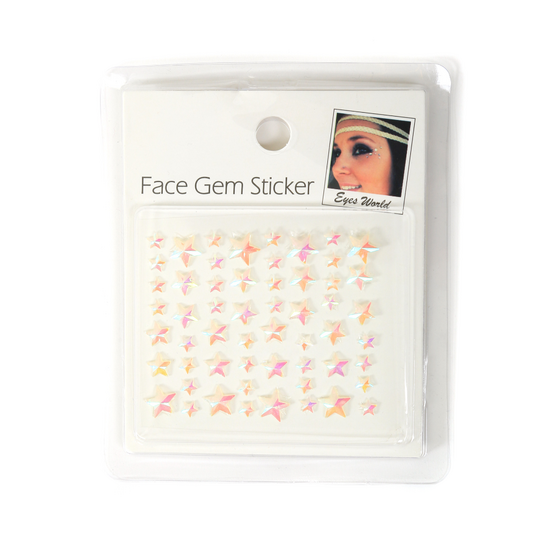 Steentjes - Face en Body Opplak Sterretjes - Parelmoer