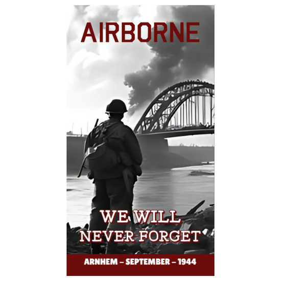 Airborne Banner Brug - Zwart-Wit - 80 x 150 cm
