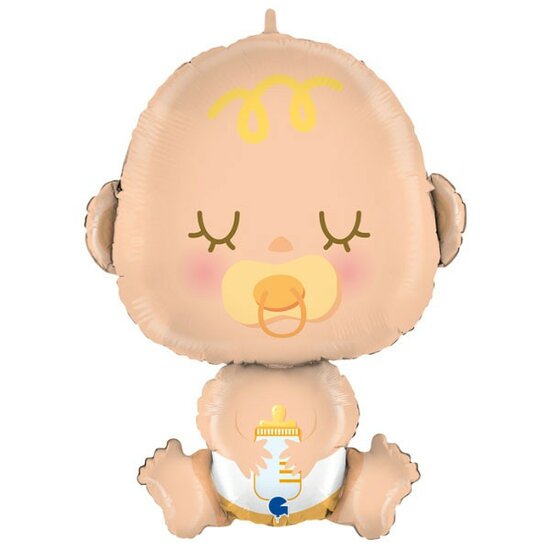 Folieballon Geboorte - Baby - 58 cm - Helium- en Luchtvulling