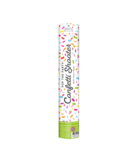 Confetti Shooter Gekleurde Confetti - 40 cm