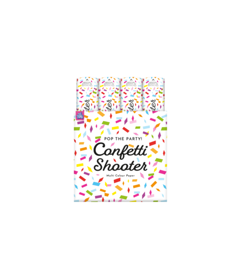 Confetti Shooter Gekleurde Confetti - 40 cm