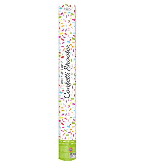 Confetti Shooter Gekleurde Confetti - 60 cm