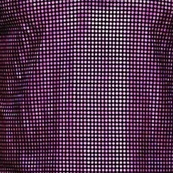 Polo Velvet Glitter Paars - Jaren 80 en 90 Disco - Heren