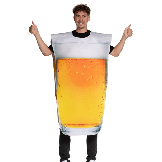 Bierglas Kostuum  - Volwassenen - Onesize