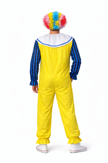 Scary Clown Kostuum Heren - Met Pruik - Volwassenen