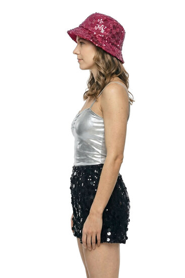 Shorts Pailletten - Zwart - Volwassenen