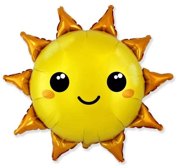 Folieballon Beterschap - Zon - 73 cm - Helium- en Luchtvulling