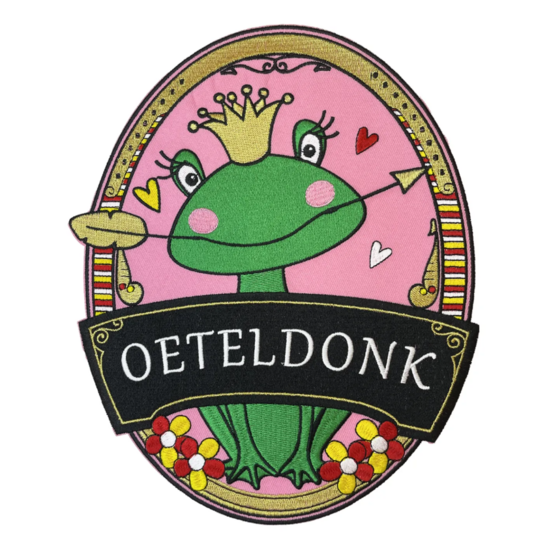 Rugembleem Groot Oeteldonk - Queen Oeteldonk