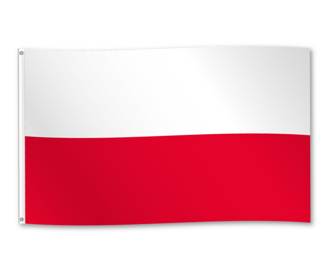 Vlag Polen - Landen Decoratie Vlag - 90 x 150 cm