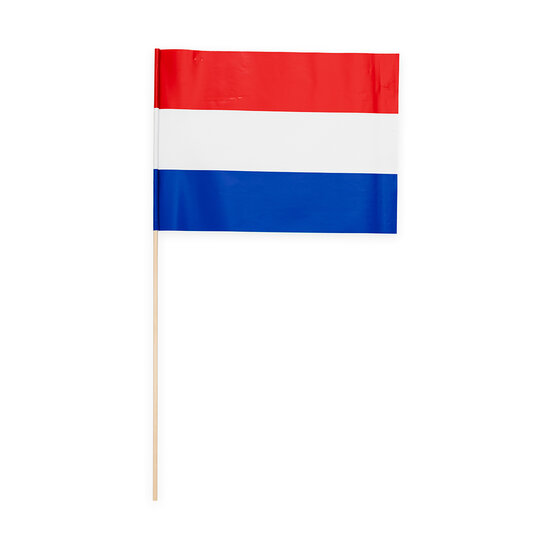 Zwaaivlaggetje Papier Nederland - 10 stuks