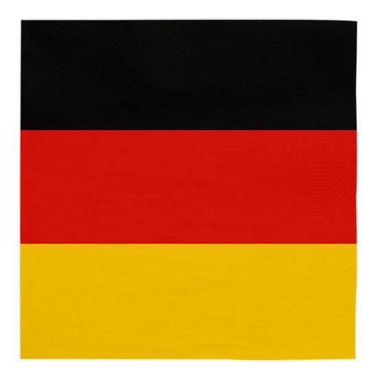 Servetten Duitsland - Landen Decoratie - 20 stuks