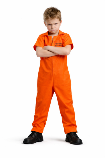 Boeven Overall Jail - Oranje - Kinderen