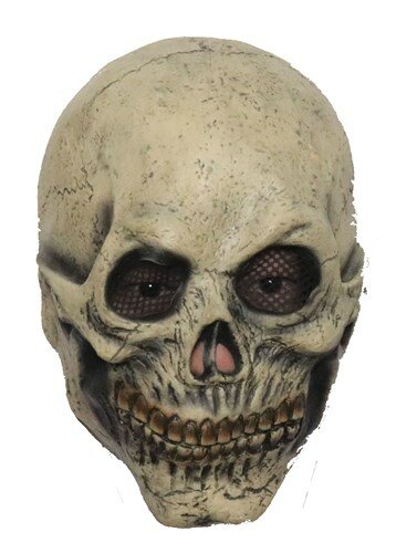Halloween Masker - Schedel met Gaas voor de Ogen