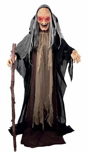 Geanimeerde Heks - Halloween Decoratie - 153 cm